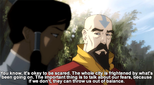 bamfkorra-deactivated20150201:  Tenzin supporting Korra (01x04, 02x14, 03x01, 04x08)