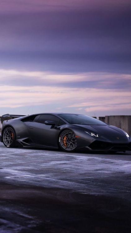 Black, sports ca, Lamborghini Huracan, 720x1280 wallpaper @wallpapersmug : https://ift.tt/2FI4itB - 