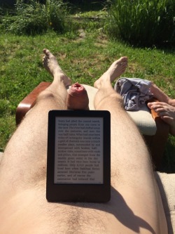wicked-trousers: That’s me chilling in the sun, reading a book.