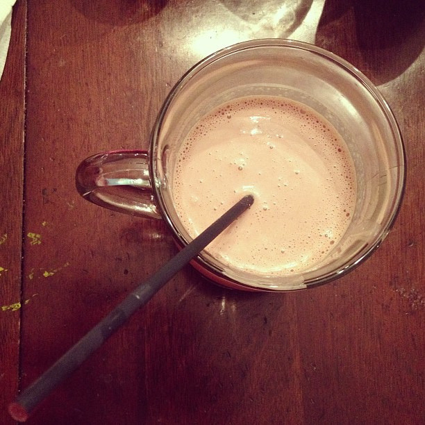 veganfeast:  Chocolate PB Almond Milkshake #vegan by jenofur on Flickr.
