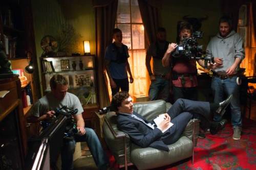 muchadoaboutbenedict: Sherlock Season 3 Episode 2 - Behind the scenes. Click for HQ. [x]
