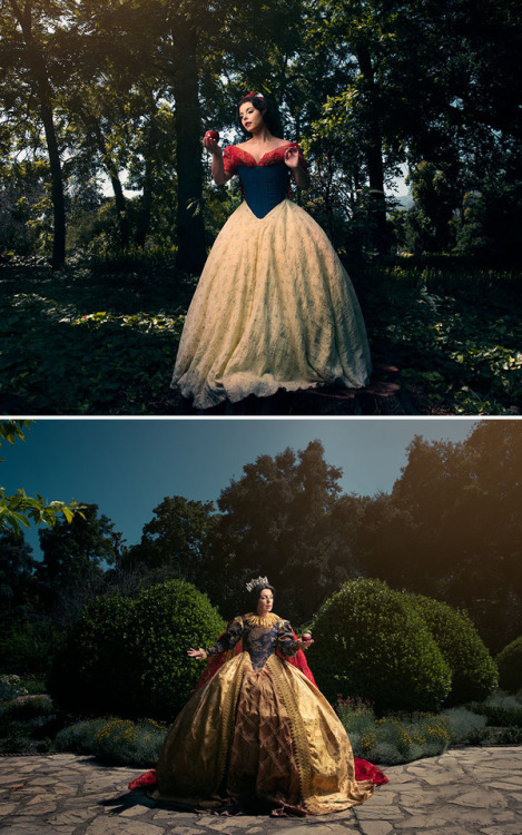 scarlet-benoit-is-my-rolemodel: disney-bitchez: Disney Princesses reimagined before and after by rea