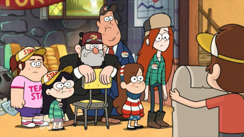 filmsfoodandfandom:  Gravity Falls, Episode 214: The Stanchurian Candidate This is less of a satire of American politics than most non-Americans could ever possibly understand…  Check out my other Gravity Falls gifsets here! 