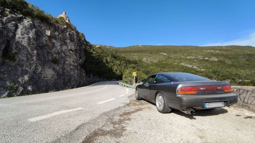 Sujinho, mas no parquinho.#serradaarrabida #touge #nissan #200sx #s13 #jdm #workwheels #advanneova