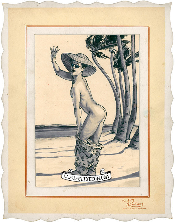 felixdeon:  **Romeo on Vacation**Do you want to purchase this original drawing? Click