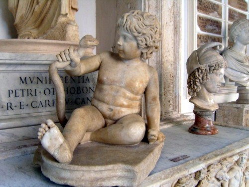 Hercules as a child Without doubt one of my favourite statues. Capitoline Museums, Rome