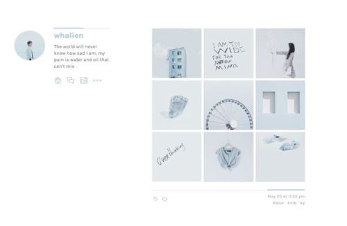 yoongity:12 - Whalien ; previews: x, x | codeminimal theme, short title and description is recommend