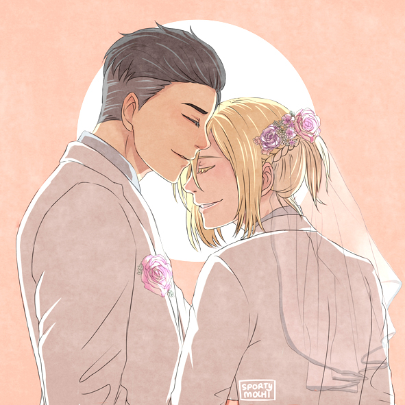 sportymochi:  Future AU: Wedding Day. — been a while since the last time I posted