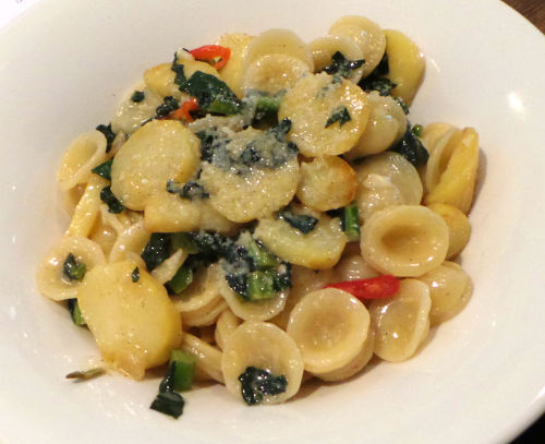 Orecchiette20.5w/ kipfler potato, cavolo nero, garlic &amp; pecorino http://www.themesshallmelbourne