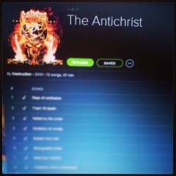 Now #streaming Destruction - The Antichrist.