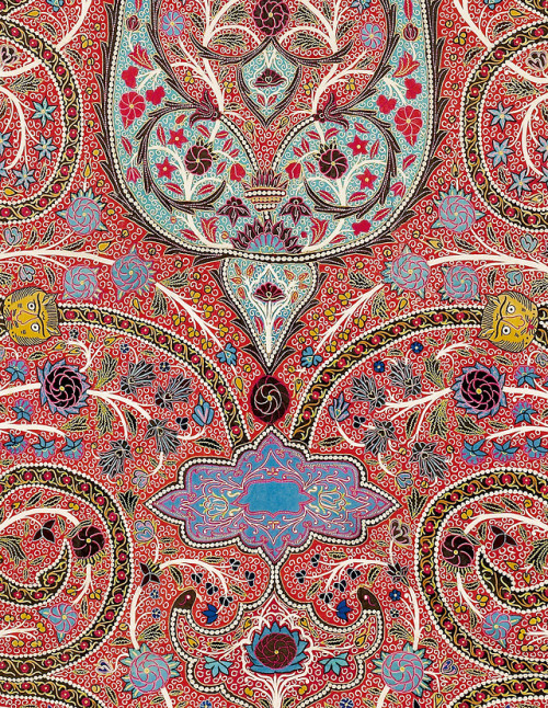 Rasht Embroidery.North Persia, Gilan Province, Ca. 1900.Auction - Rippon Boswell &amp; Co.This l