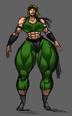 black-guillotine:Sonya Blade MK1 quick test