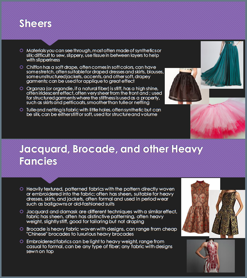 necroticnymph:  fabrickind:  Fabric Choice for Cosplay panel. This is just the bare