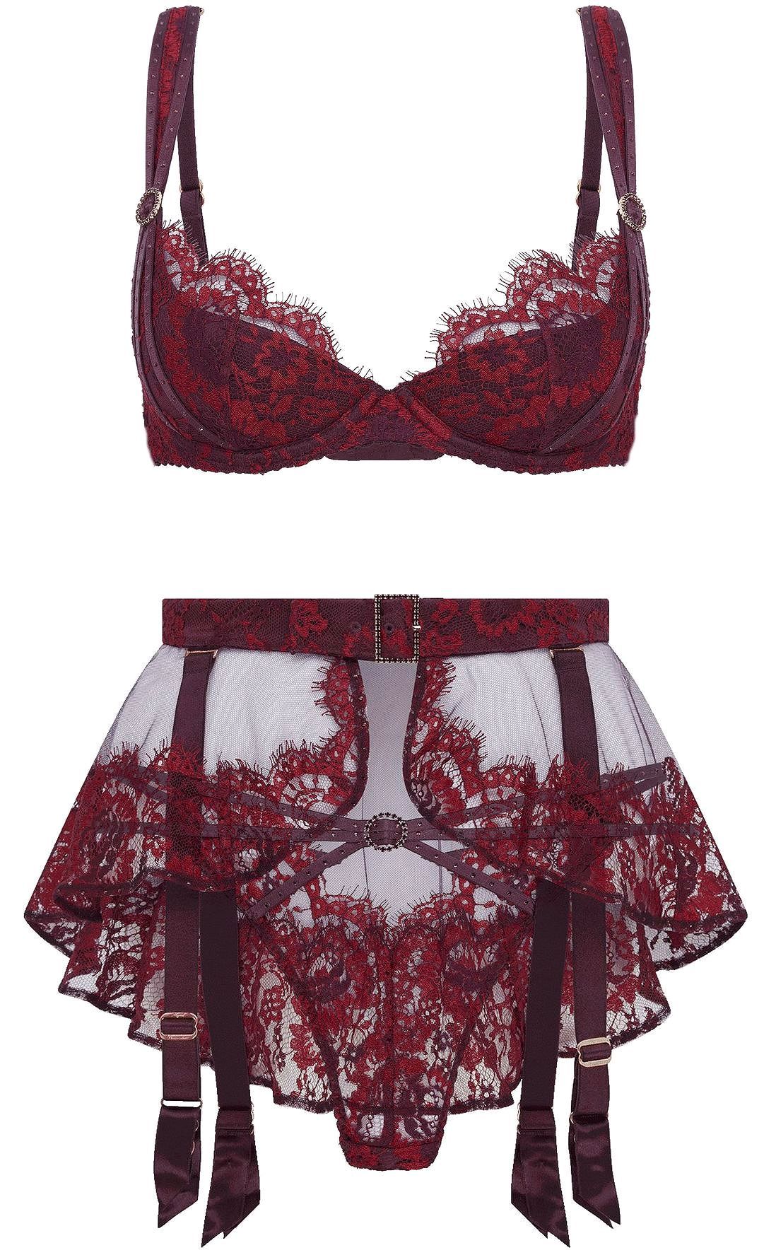 leje Kurv analysere MARTY SIMONE • LUXURY LINGERIE - Agent Provocateur | Delora • plunge bra +  skirted...