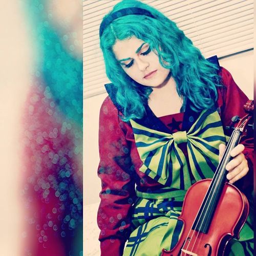 Meu cosplay &lt;3 #michirukaioh #sailorneptune #sailormoon #mugengakuen #violinist #violin