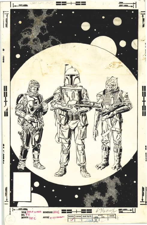 ryallsfiles: Star Wars #42 cover art by Al Williamson - part 4 of the Empire Strikes Back adaptation