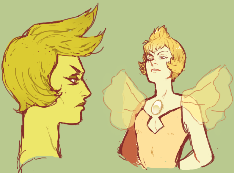 punpunichu:    I wanted to draw the intimidating giraffe and her smug birb but unfortunately