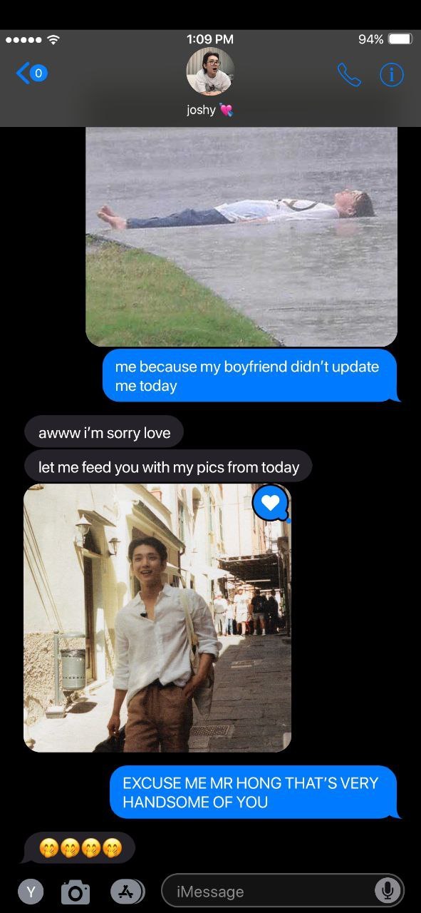 Bf Texts With Joshua! Nana Tour Edition