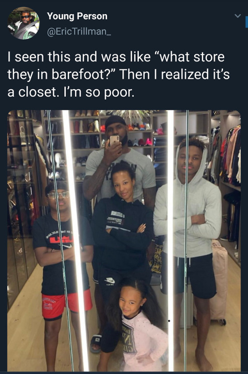 Their closet a whole ass room