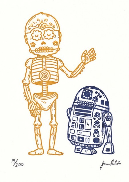 alwaysstarwars:  Wonderful Star Wars calaveras by Jose Pulido in honor of Dia de