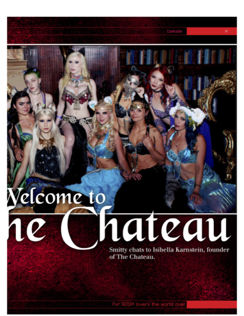 catgirlmanor: Chateau interview with the UK’s Darkside Magazine. www.thechateau.org 