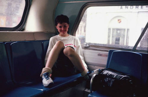 twixnmix: Madonna photographed by her boyfriend Dan Gilroy on the bus in New York, 1979.