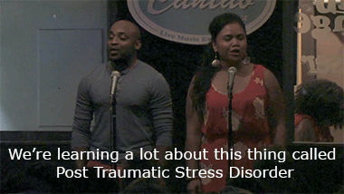 justcallmesushi:  “We’re learning a lot about this thing called Post Traumatic