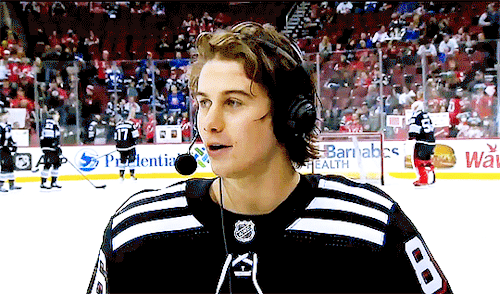 Jack Hughes - Pregame Apr 3, 2022
