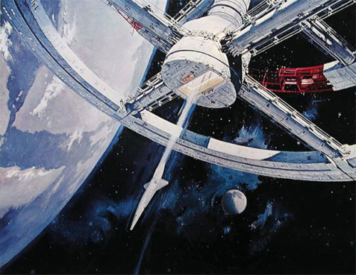rocketumbl:  2001 A SPACE ODYSSEY Art by Bob McCall 