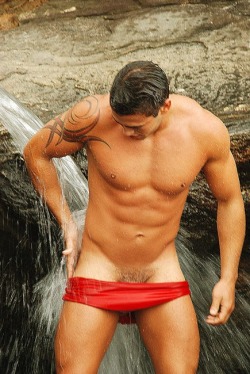 jockbrad:    All things sports gear … swimmers, wrestlers, football players, jockstraps, speedos and spandex! http://jockbrad.tumblr.com/  