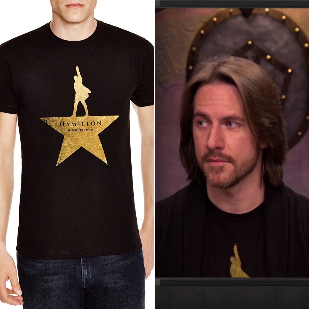 hamilton star shirt