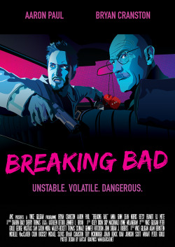 Breakingbadfriends:  Breaking Bad Poster By Mazzie T. Links: Website / Behance /