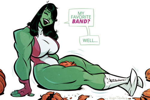 Sex She-Hulk - Smashing Pumpkins - Cartoon PinUp pictures