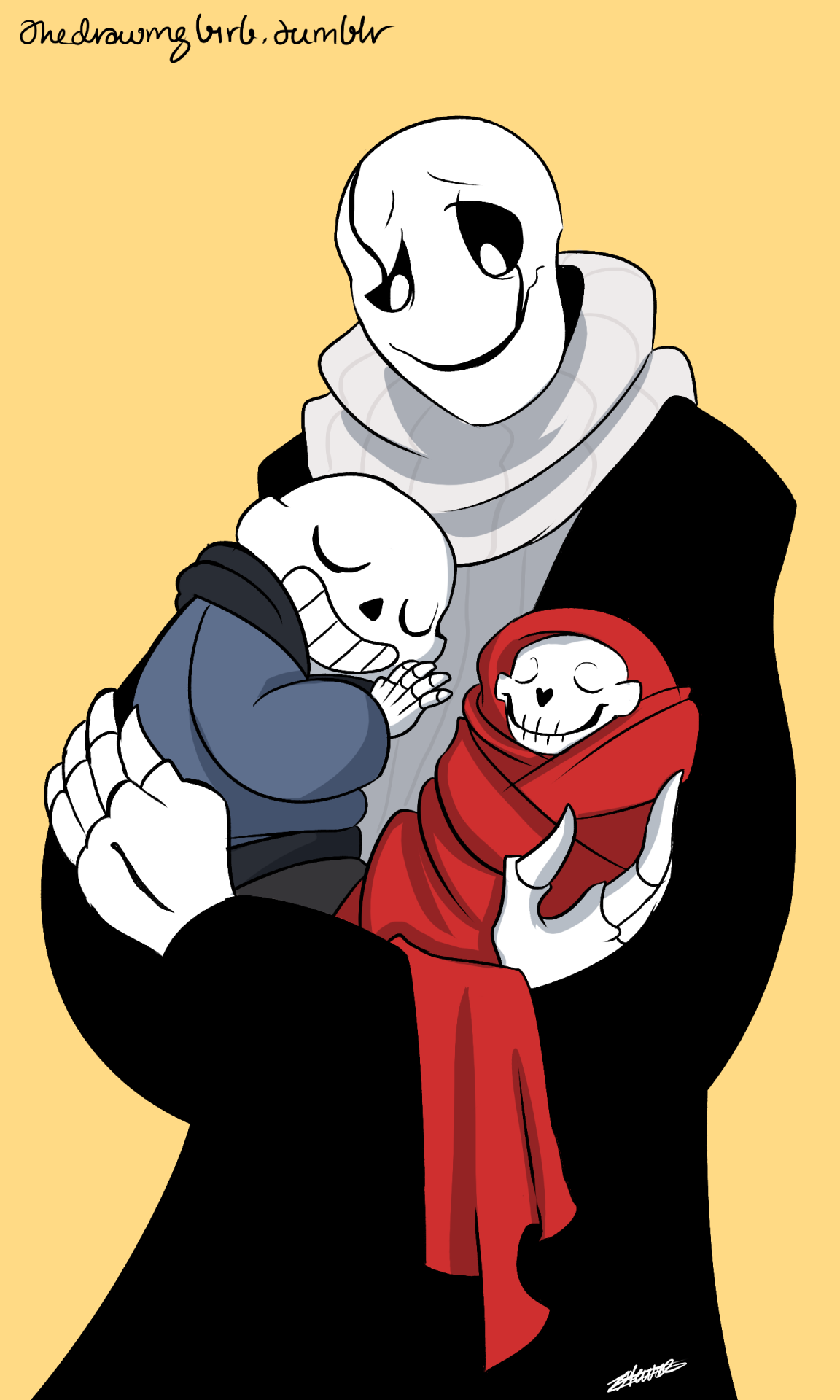 thedrawingbirb:  I love non-existent Dr. Gaster, and I love the idea of him being