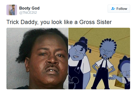 artsielola:  28-year-old-virgin:A compilation of Trick Daddy getting dragged by twiiter