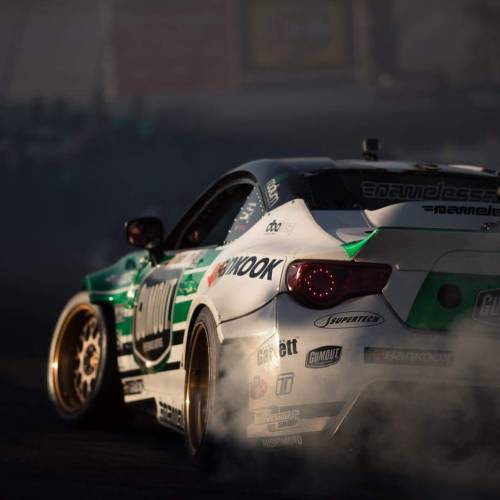 Ryan Tuerck&rsquo;s green O'Reilly&rsquo;s FRS from Irwindale