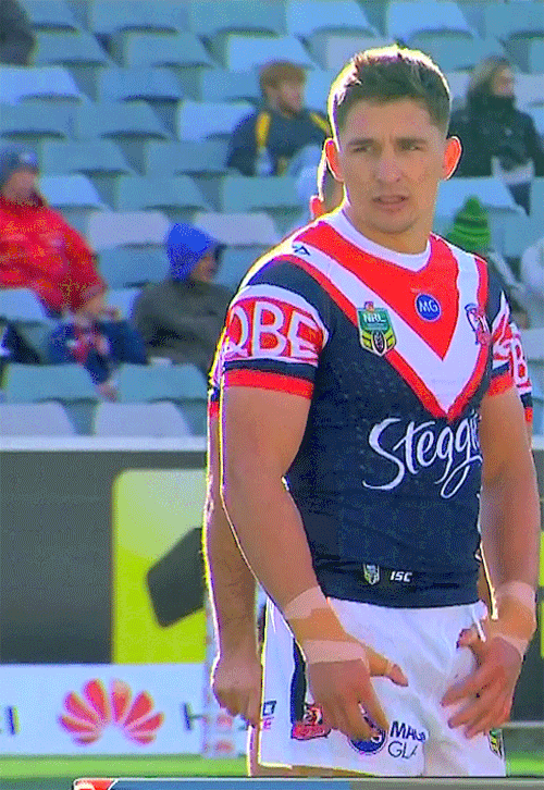 roscoe66:More than a handful….. Victor Radley of the Sydney Roosters