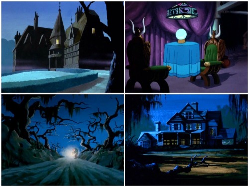 boomerstarkiller67: Scooby Doo, Where are You! - Background art (1969-1970) oh look it’s my 