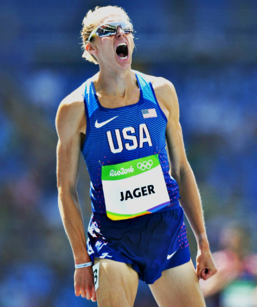 sidmalkin: Evan Jager of the United States wins the silver medal in the Men’s 3000m Steeplechase at 