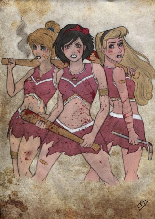 whatthecool:  10 Amazing Disney Apocalypse Illustrations by kasami-sensei More can be viewed on his deviant art page