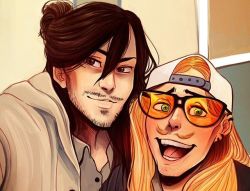 rootistabootus:Another sneak peak to my Erasermic Print I’ve been working on!!! Ahhhh hopefully it will be up in my Etsy shop later this week!  #erasermic #aizawa #presentmic #bnha #digitalart #painting #drawing #draws #photoshop http://ift.tt/2EiiDbA