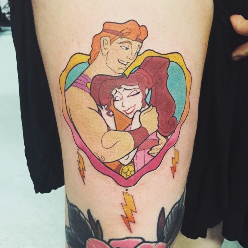 fuckyeahtattoos:  Hercules and Meg by Jaclyn porn pictures