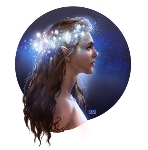 hauntedduckprincess: Night Triumphant- and the Stars Eternal. - Sarah J. MaasFeyre in a crown of str