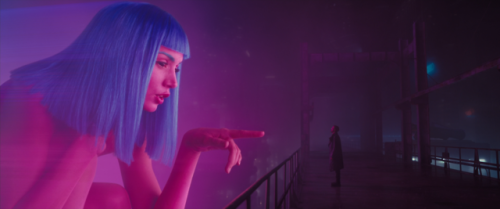 Blade Runner 2049, 2017Director: Denis VilleneuveDirector of Photography: Roger Deakins