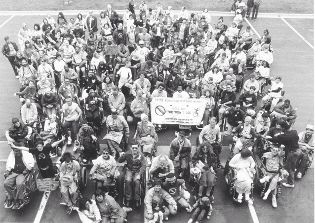 littleredspaces: theperksofbeingdisabled:  Vintage on disability rights.  Don’t