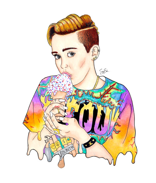marina-del-cyrus:  supsean:  MILEY+COPICS  holy shittt