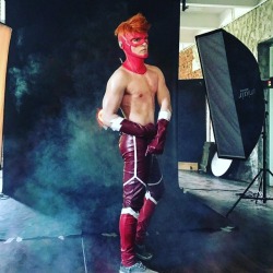 graysonfin:  I’m here now! Still 35 days and I will be homeeee! Army end. I’m happy. And I want to show you backstage photo from last photoshot for New sexy calendar by SGBP project! On this weekend I did can do it  WALLY WEST SEXY VER. by me aka