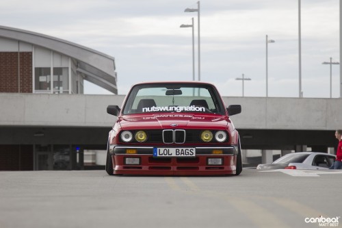 allcarsphotos:  Love Letter to a Legend: Ryan Fuller’s Ground Hugging BMW E30 