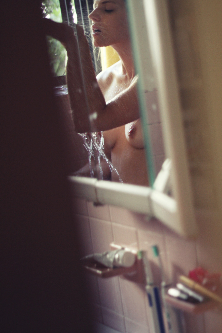 joewehner:  Zuza in the shower for “The Roommates&ldquo; by Joe Wehner