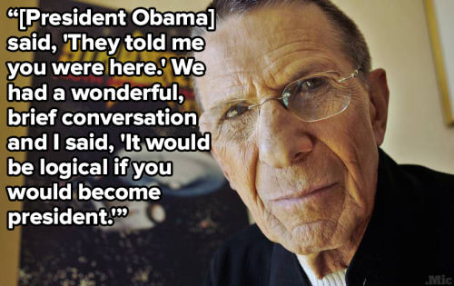micdotcom:9 unforgettable Leonard Nimoy quotes that will inspire anyone to reach for the stars